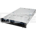 Серверная платформа ASUS RS521A-E12-RS24U, 2U, 1 x SP5 LGA 6096 360W, 24 x DDR5 6400/4800*, 24x 3.5'' NVMe hsb + 2x 2.5'' SATA, 2x M.2 22110, up to 1 PCIe Gen5 x8 LP + 1 OCP3.0, 2 x 1GbE RJ-45 LAN Intel i350-AM2, 1+1 2000W, фото 1