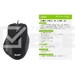 Мышь проводная Acer OMW120 черный, 2000 dpi, USB, кнопки - 6, фото5