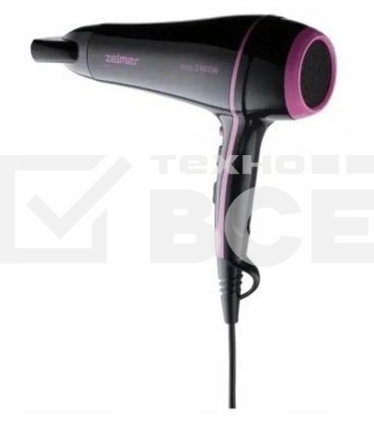 Фен Zelmer ZHD8360 BLACK/PINK