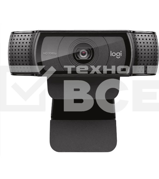 Камера Web Logitech HD Pro C920 черный 3Mpix (1920x1080) USB2.0 с микрофоном (960-001062)