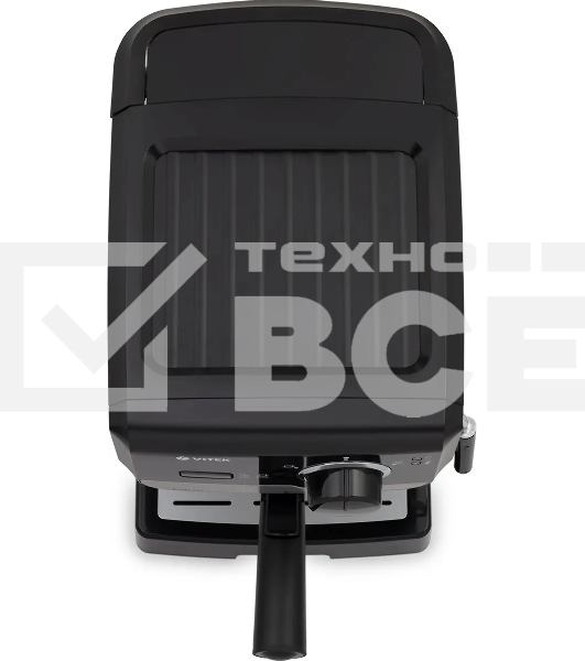 Кофеварка рожковая Vitek VT-1502 черный, исп. кофе - молотый, 1.5 л, 1050 Вт, 15 Бар.