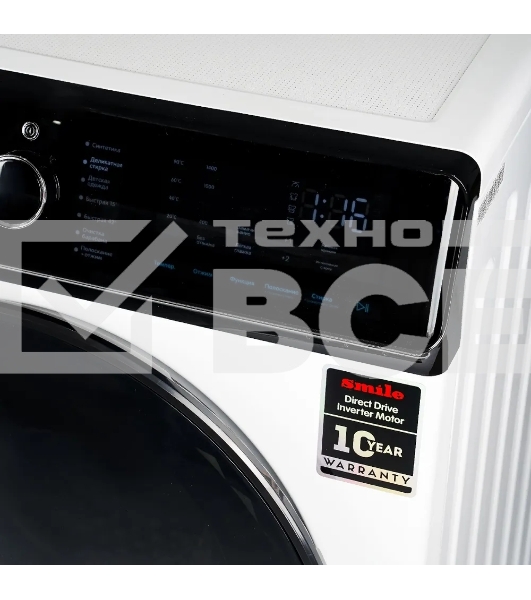 Стиральная машина Smile SWMSW9W1400 белый, загрузка фронтальная 9 кг, 1400 об/мин, класс: А+
