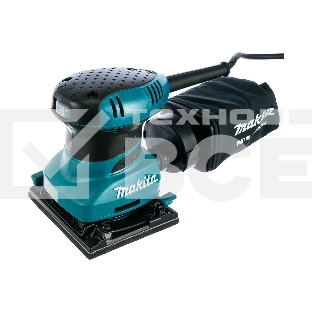 Шлифовальные машины Makita BO4555 ВШМ, 200Вт,114х102мм,14000об\м,ампл-1.5мм,1.1кг,кор,п\сборник,зажим\липучка