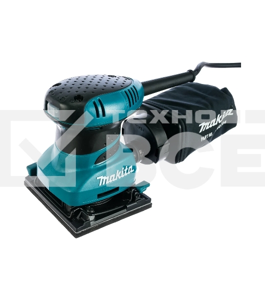 Шлифовальные машины Makita BO4555 ВШМ, 200Вт,114х102мм,14000об\м,ампл-1.5мм,1.1кг,кор,п\сборник,зажим\липучка