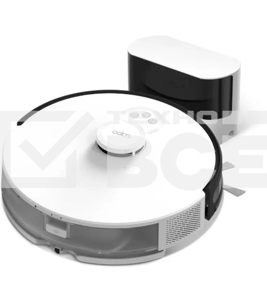 Робот-пылесос TP-Link Tapo RV30 черный, 40 Вт, 5000 мАч Li-Ion, уборка влажная/сухая, пылесборник контейнер 0.4 л