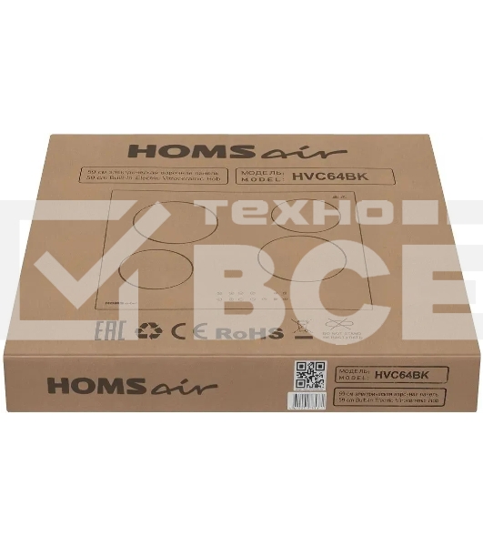 Электрическая варочная панель HOMSair HVC64BK