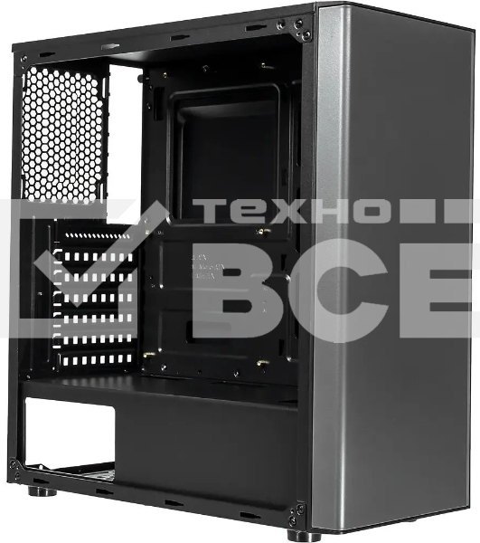 Компьютерный корпус Accord JP-VI черный без БП ATX 2xUSB2.0 1xUSB3.0 audio bott PSU