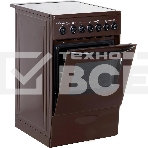 Плита электрическая Лысьва EF4006MK00 коричневый, конфорок 4 электрических, духовка 57 л, 50 см x 84 см x 60 см (без крышки), фото4