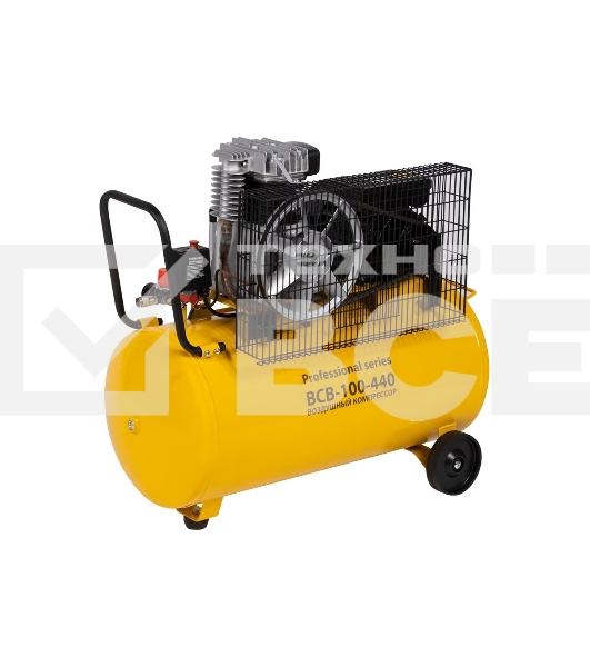 Компрессор воздушный ременной масляный Ballu BCB-100-440 желтый