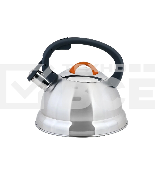 Чайник для плиты LEONORD Freundlich-3001QS из нержавеющей стали со свистком, 2,3л (в уп. 6 шт)