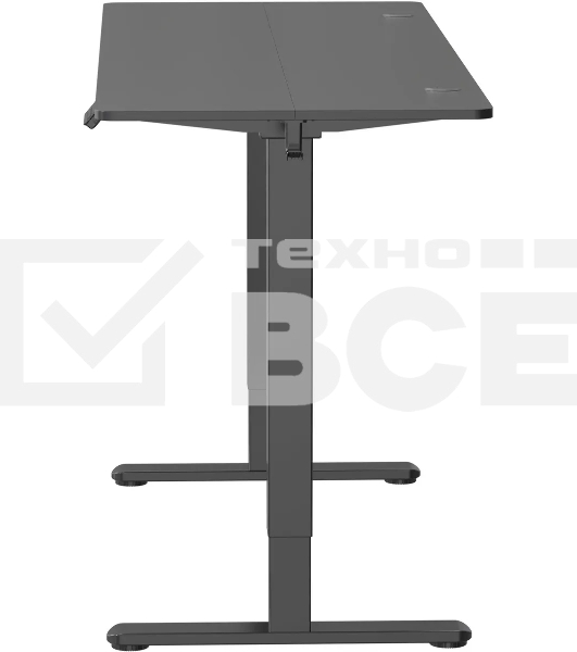 Стол для компьютера Cactus CS-EDL-BBK черный, столешница ДСП, каркас черный