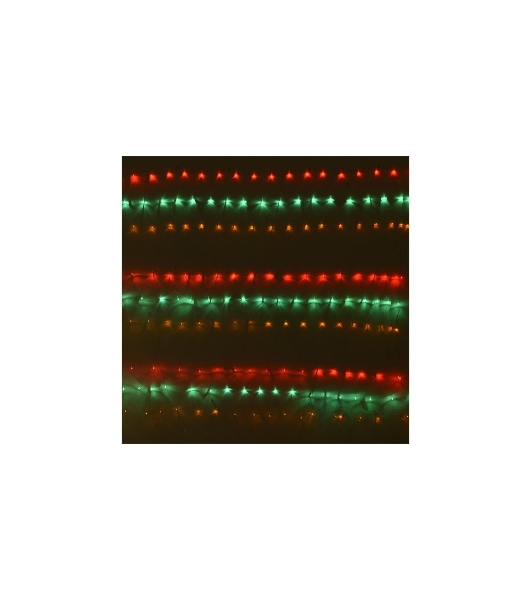 Гирлянда светод. Funray Cетка ML-320M, 3x2м, 320 LED, мульти (4цв.), IP20, прозрачный шнур 2м,конт