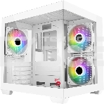 Компьютерный корпус Bloody CC-121 белый без БП mATX 7x120мм 1xUSB2.0 1xUSB3.0 audio, фото 1