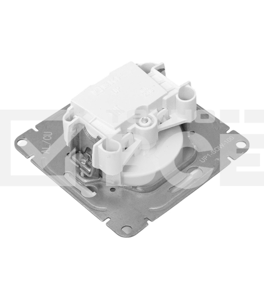 Розетка EKF UP1-SOW-100 СП Эпика 16А без заземл. без шторок механизм бел.