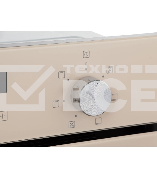 Шкаф духовой электрический Maunfeld EOEM516BG, 45 см, 51 л, бежевый, встраиваемый