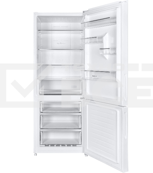 Холодильник Maunfeld MFF1857NFW белый мат. инвертер двухкамерный 336/117л морозилка снизу