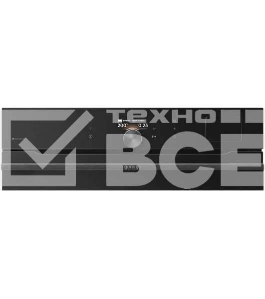 Встраиваемая электрическая духовка Gorenje BFS6148B, объем 77 л, макс. температура 230 градусов, сенсорное/поворотное управление, Wi-Fi, пар (FullSteam), сувид, AirFry, автоматические программы, телескопические направляющие на одном уровне, термощуп, динамическая система охлаждения, многоуровневое приготовление, PerfectGrill, энергоэффективность А+, черный