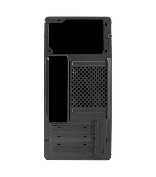 Корпус ExeGate BAA-503-UNS400, Mini-Tower, чёрный, 1 x 80/90 мм, БП 400 Вт