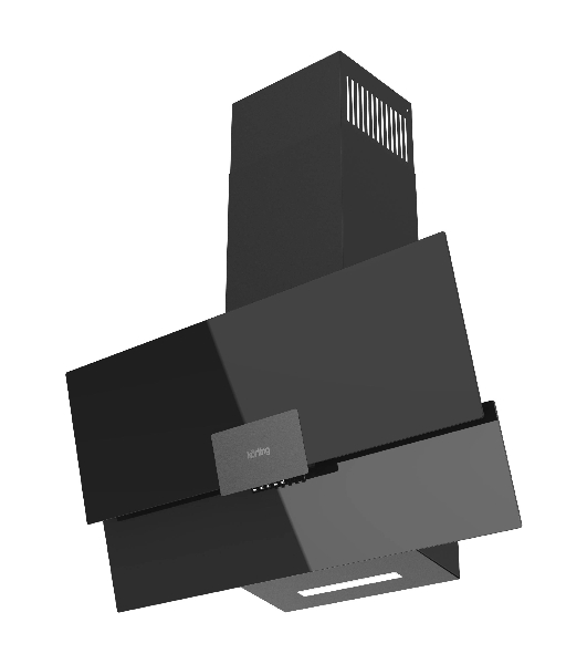 Наклонная вытяжка Korting KHC 96373 BXGN