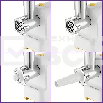 Мясорубка электрическая Kitfort КТ-2113-2 1000Вт белый/желтый, фото4