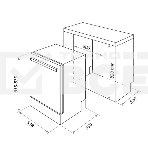 Встраиваемая посудомоечная машина HOMSair DW64E, серебристый, 59.8 см, 12 компл., 49 дБ, класс A++, фото5