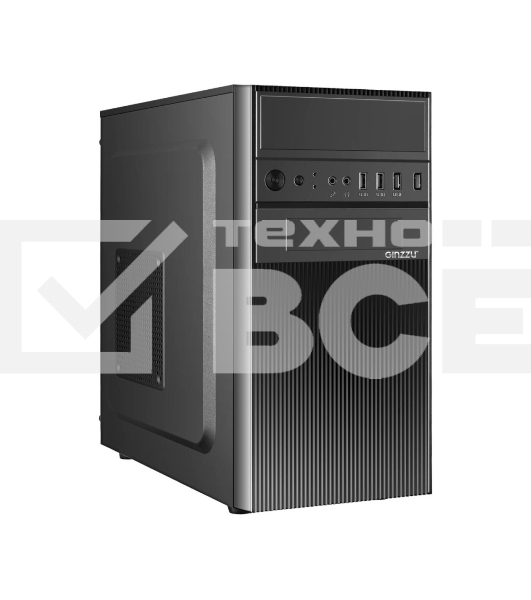 Компьютерный корпус Ginzzu D190 2*USB 2.0,AU