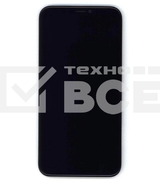 Дисплей для Apple iPhone X в сборе с тачскрином (TFT), черный