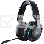 Гарнитура беспроводная игровая Mad Catz P.I.L.O.T. PRO черные (Bluetooth, 2.4 гГц, 3.5 мм jack, RGB подсветка, 50 мм, 930 мА·ч), фото 1