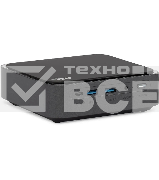 Неттоп IRU 310TLCN i5 1135G7 (2.4) 16Gb SSD512Gb Iris Xe noOS GbitEth WiFi BT черный (1975175)