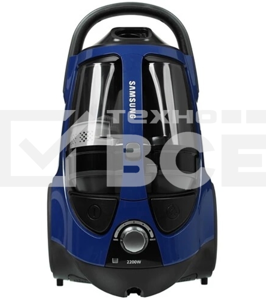 Пылесос Samsung VCC8836V36/XEV синий, 430/2200 Вт, уборка сухая, пылесборник контейнер 2 л