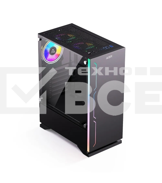 Компьютерный корпус ABR Robin I (1*USB 3.0, 2*USB 2.0, HD Audio, 3xRGB Fan, ATX, Micro-ATX)