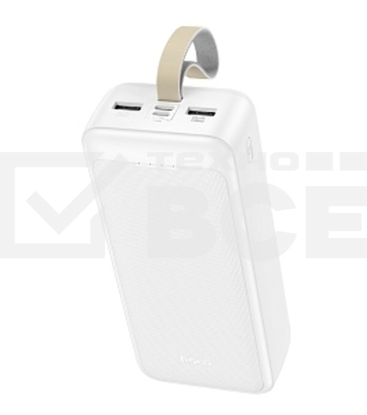 Портативный аккумулятор HOCO (6931474795793) J111B белый 30000mAh 2USB