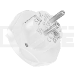 Сетевой переходник адаптер для евророзетки Hoco AC6 10А 250В белый, фото4