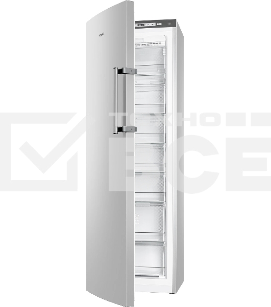 Морозилка ATLANT 7606-182 N, серебристый, 278л, 8 ящкиов