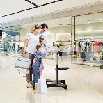 Стойка для телевизора с кронштейном ONKRON 50'-83', мобильная, черная TS1380, фото5