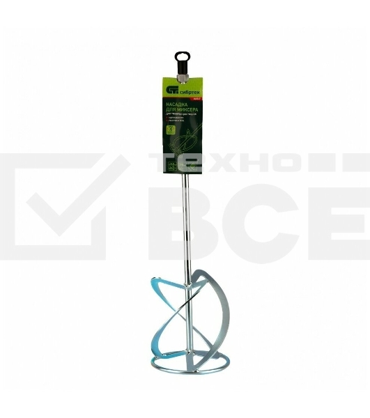 Насадка для миксера Сибртех, для тяжелых растворов,160 х 590 мм, оцинкованная,хвостовик резьба М14