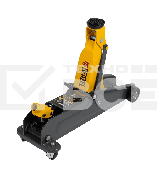 Домкрат гидравлический подкатной Denzel, 2 т, 135-385 мм 51230