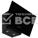 Вытяжка каминная MBS Alpinia 160 Glass Black черный стекло управление: кнопочное (1 мотор), фото 1