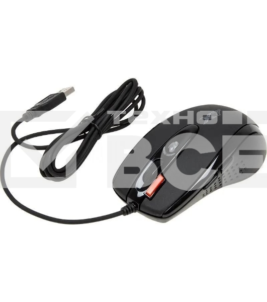 Мышь проводная A4Tech X-718BK черный, 3000 dpi, USB, кнопки - 7
