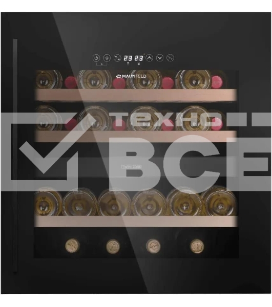 Винный шкаф встраиваемый Maunfeld MBWC-92DM36