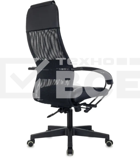Кресло эргономичное Бюрократ CH-NOVA LUX черный сетка/ткань крестов. пластик