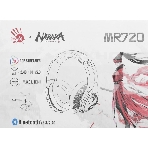 Гарнитура беспроводная с микрофоном A4Tech Bloody MR720 белый/красный мониторные BT/Radio оголовье (MR720 NARAKA), фото5