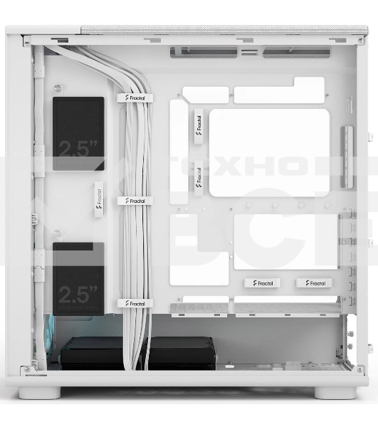 Корпус Fractal Design Epoch XL White TG RGB Clear Tint, Full-Tower, белый, 3 x 140 мм