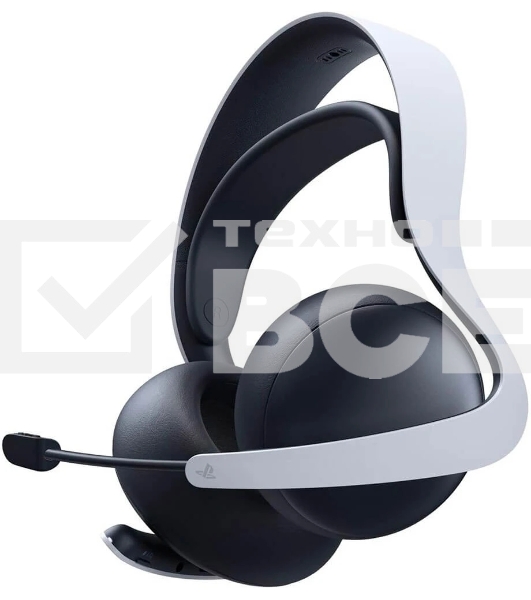 Гарнитура Sony PlayStation PULSE Elite белый-чёрный, беспроводная, радиоканал, до 30 ч, совместимость с PS5