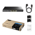 Коммутатор CUDY GS1016EPS2, 16×1 Гбит/с PoE+ + 2×1 Гбит/с SFP, настраиваемый, фото2