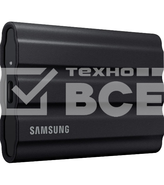 Твердотельный диск Samsung T7 Shield External 4Tb BLACK USB 3.2 (MU-PE4T0S/WW)