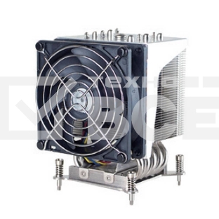 Кулер серверный ABLECOM ACL-S40090 серебристый 92мм алюминий/медь 3800rpm 38db