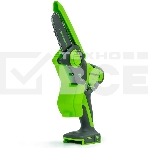 Цепная мини пила GreenWorks G24MCS10K2 аккумуляторная, 24v, 10 см, c АКБ 2АЧ и ЗУ (2008207UA), фото2