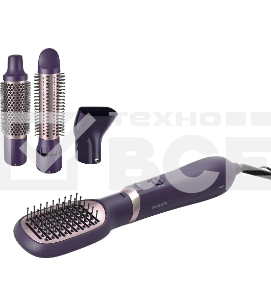 Фен-щетка Philips BHA313/00 800Вт фиолетовый