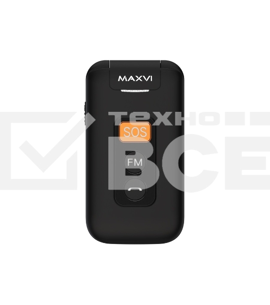 Мобильный телефон Maxvi E5 up черный